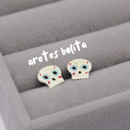 Aretes calavera