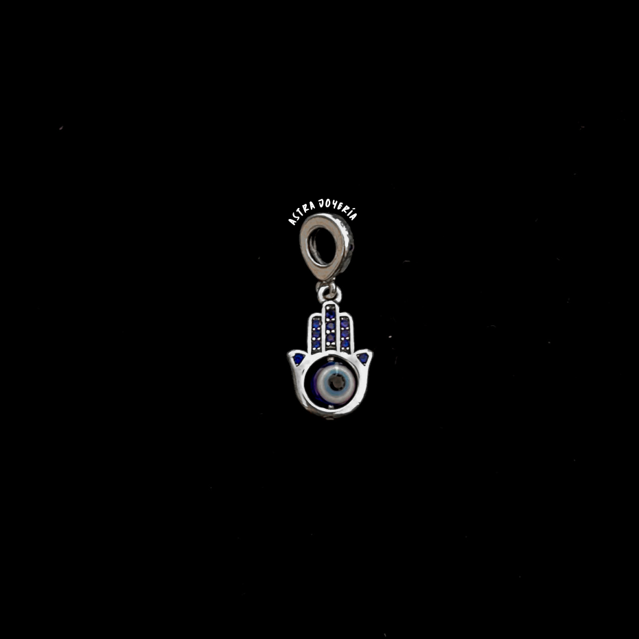 Charm Mano de Fátima y ojo turco