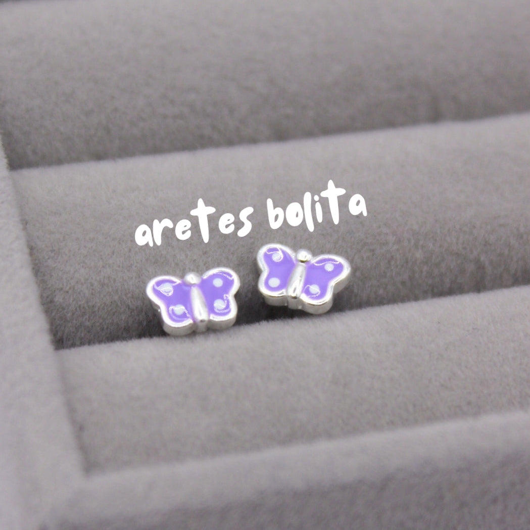 Aretes mariposa