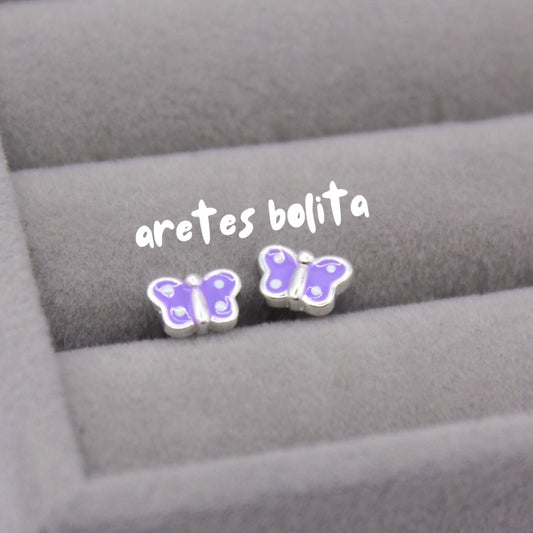 Aretes mariposa