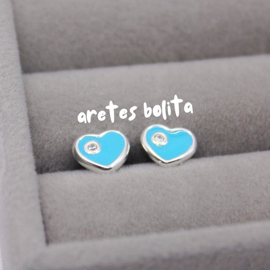 Aretes corazón
