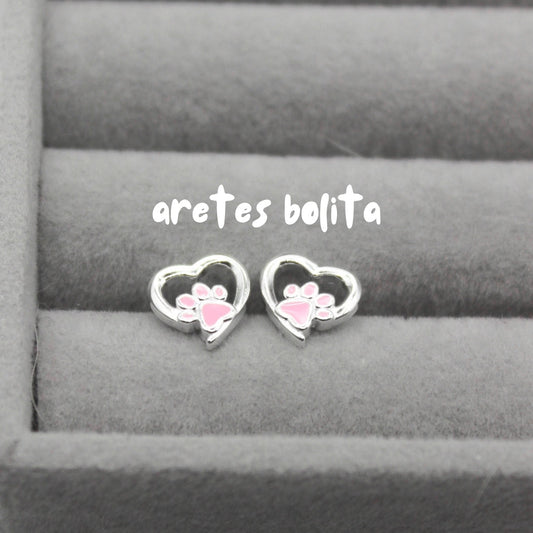 Aretes perro (huellita)