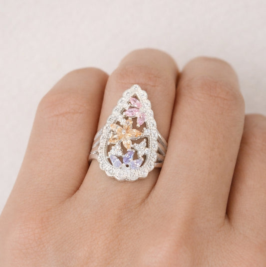 Anillo flores