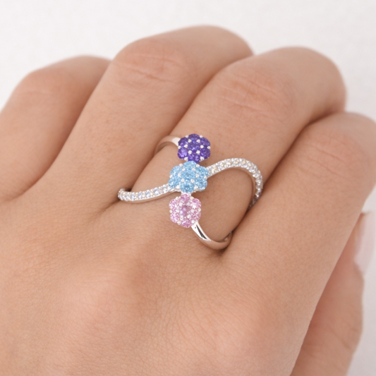 Anillo flores