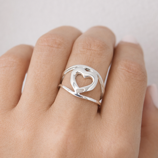 Anillo corazón