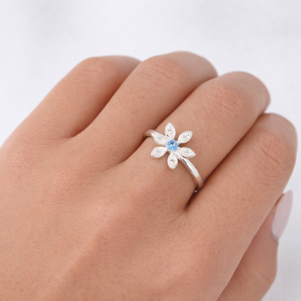 Anillo flor