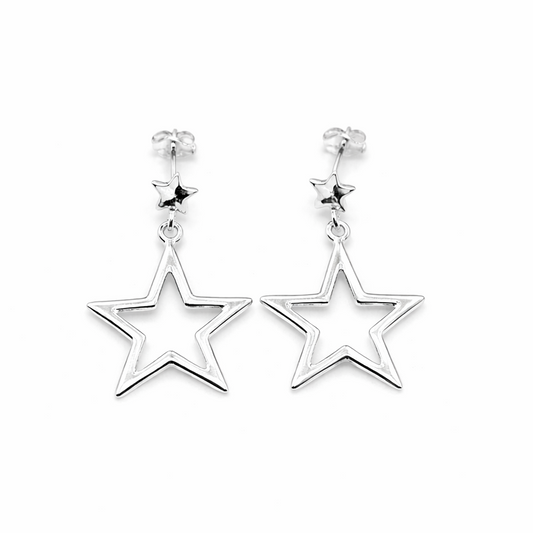Aretes estrellas