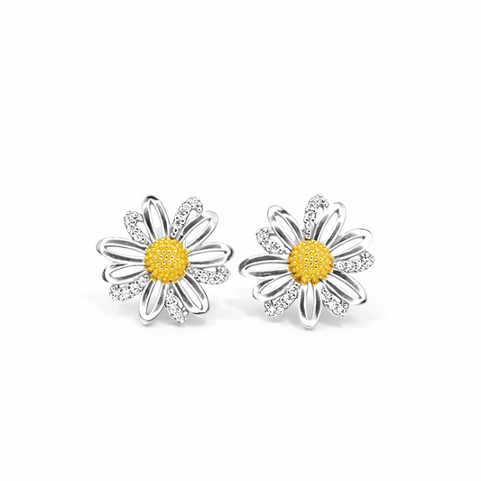 Aretes flor amarilla