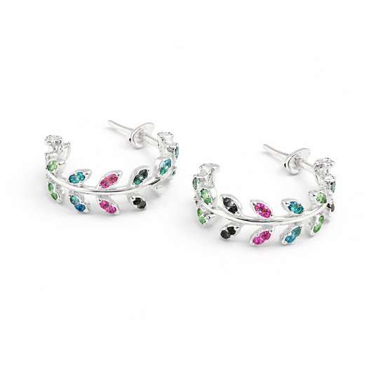 Aretes hojitas