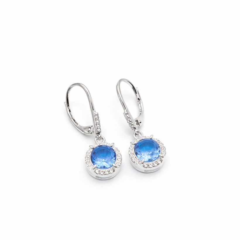 Aretes piedra celeste