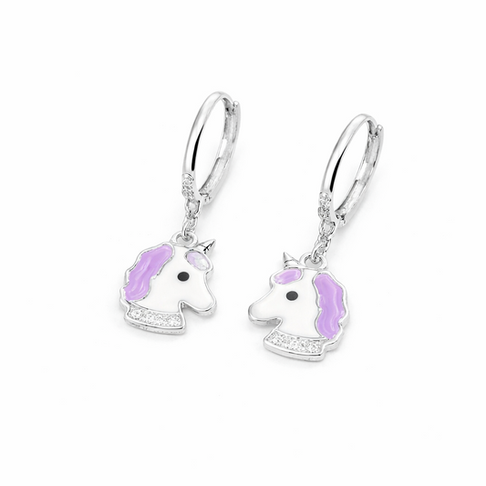 Aretes unicornio