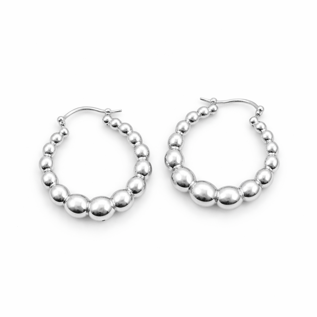Aretes argollas chunky