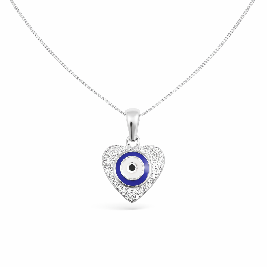 Cadena ojo turco corazón