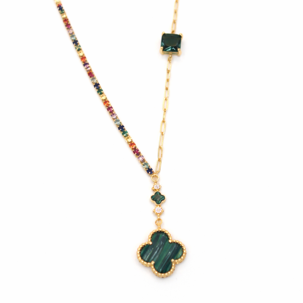 Cadena trébol verde