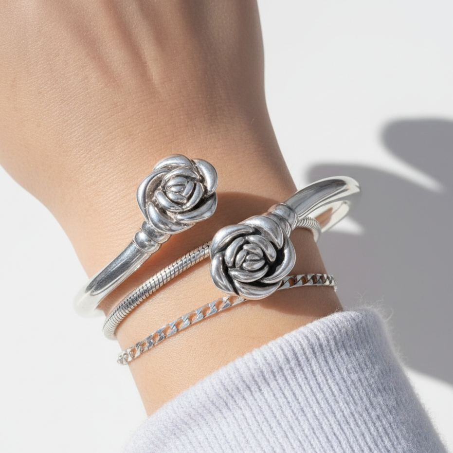 Pulsera aro flores