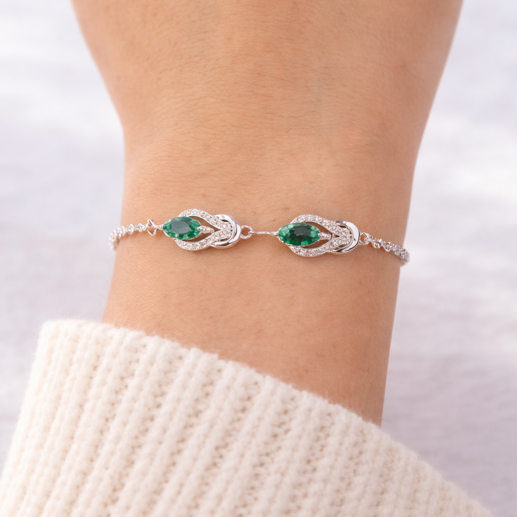 Pulsera piedras color aqua