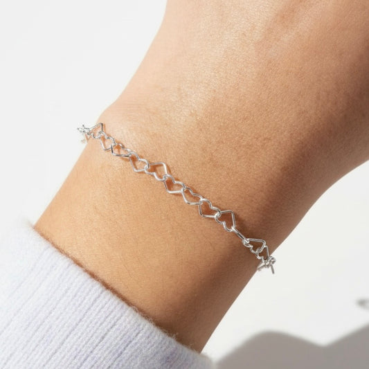Pulsera corazones