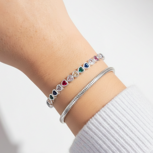 Pulsera corazones