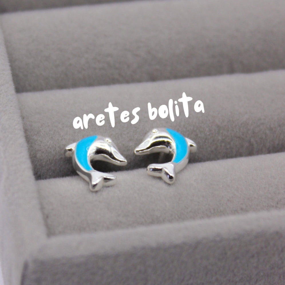 Aretes delfin