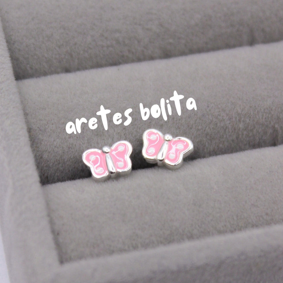 Aretes mariposa