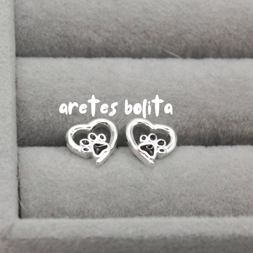 Aretes perro (huellita)