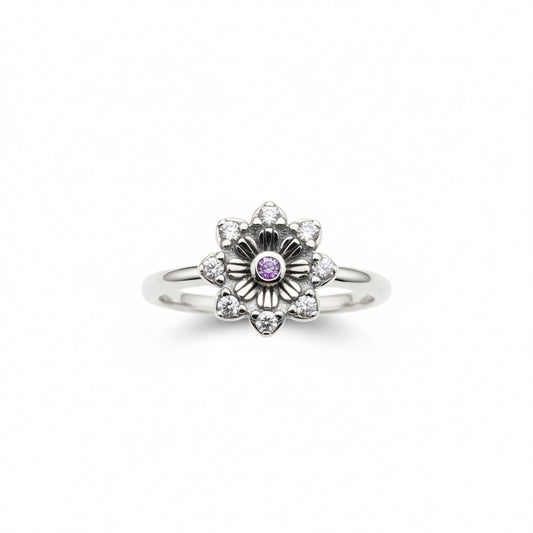 Anillo flor