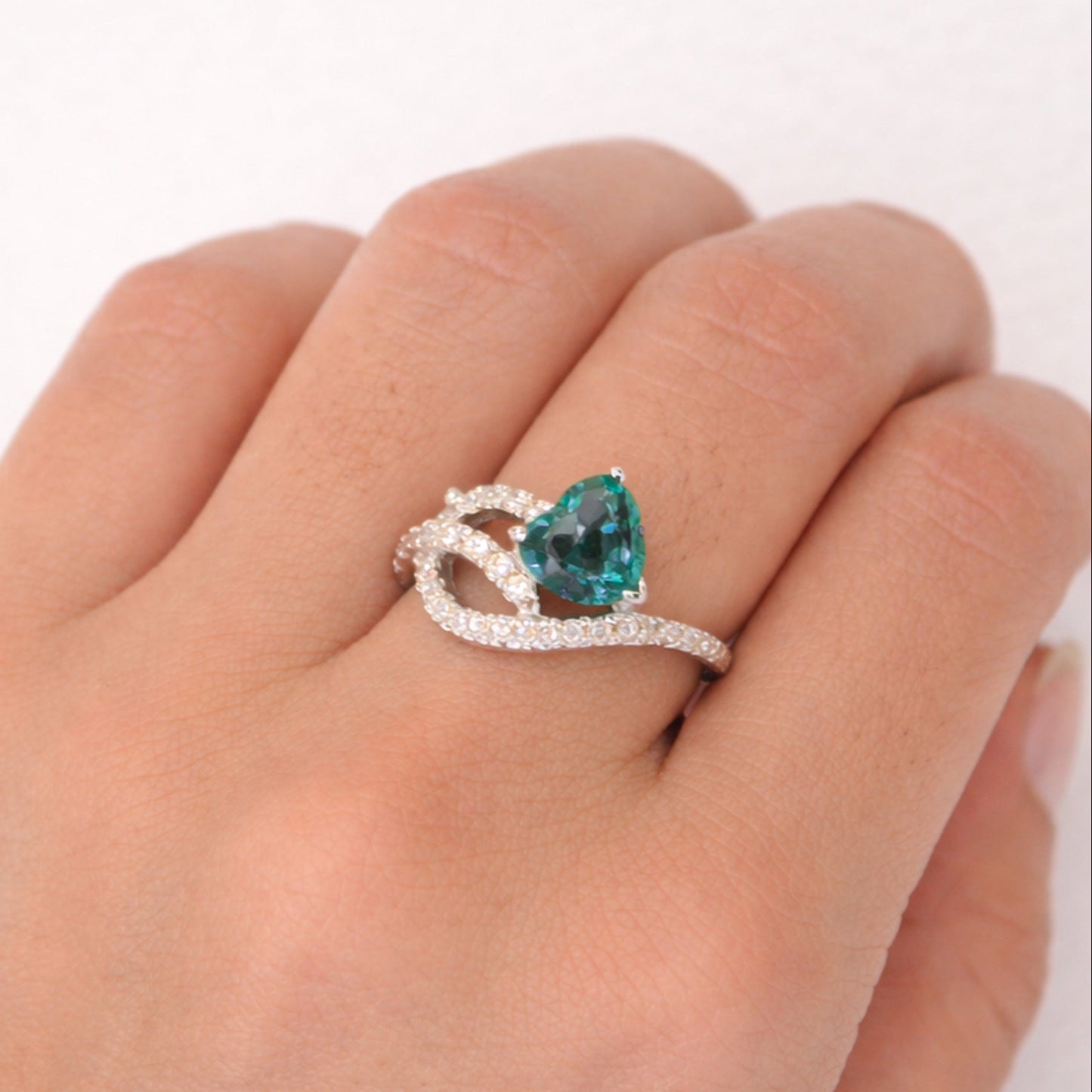 Anillo corazón