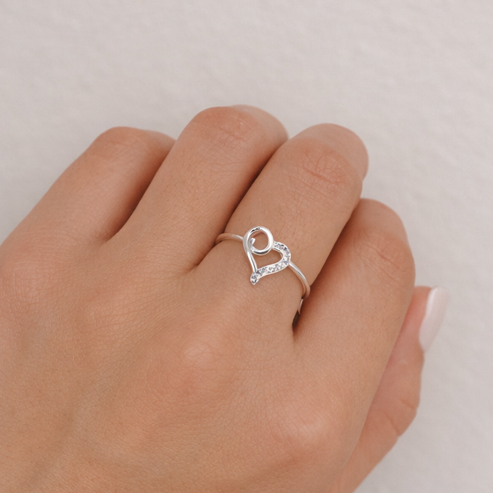 Anillo corazón