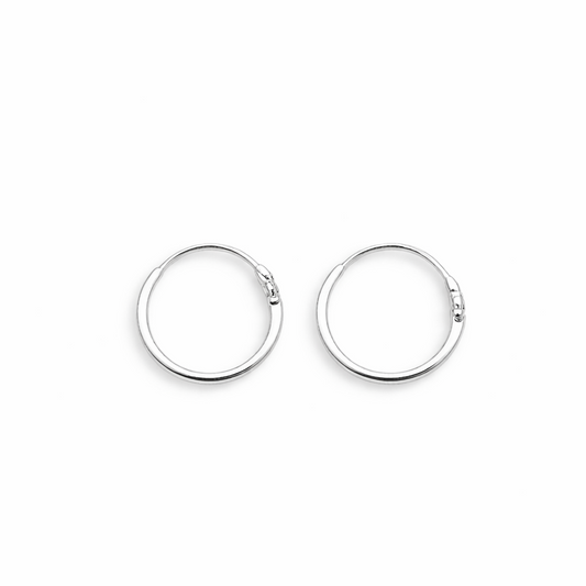Aretes argollas 1cm