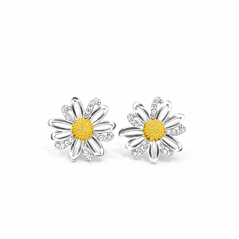 Aretes flor amarilla