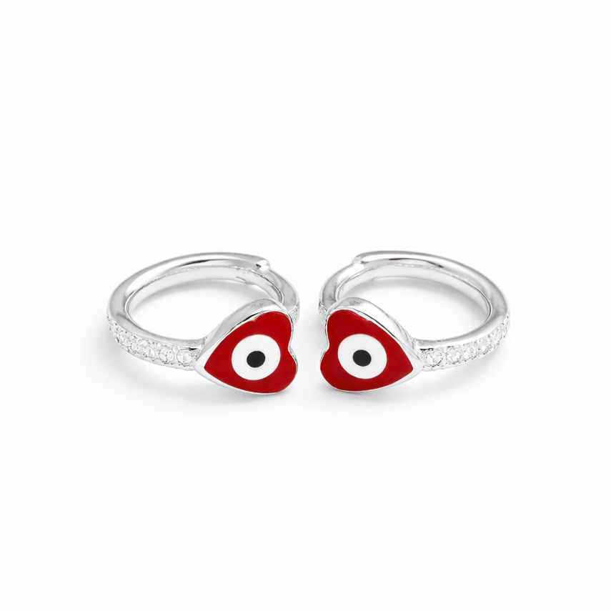 Aretes ojo turco