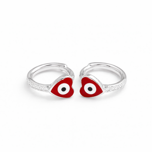 Aretes ojo turco