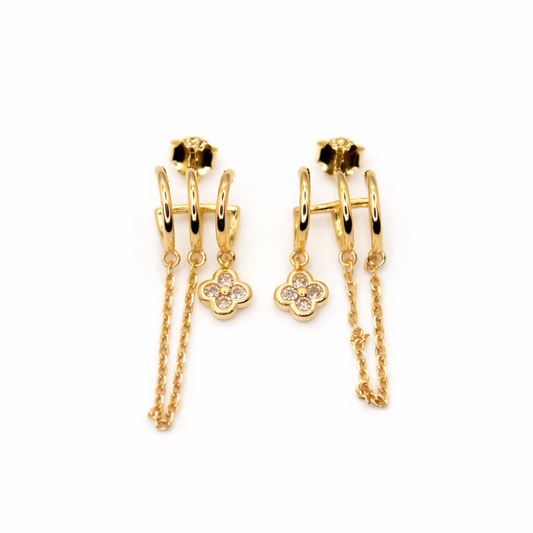 Aretes trébol