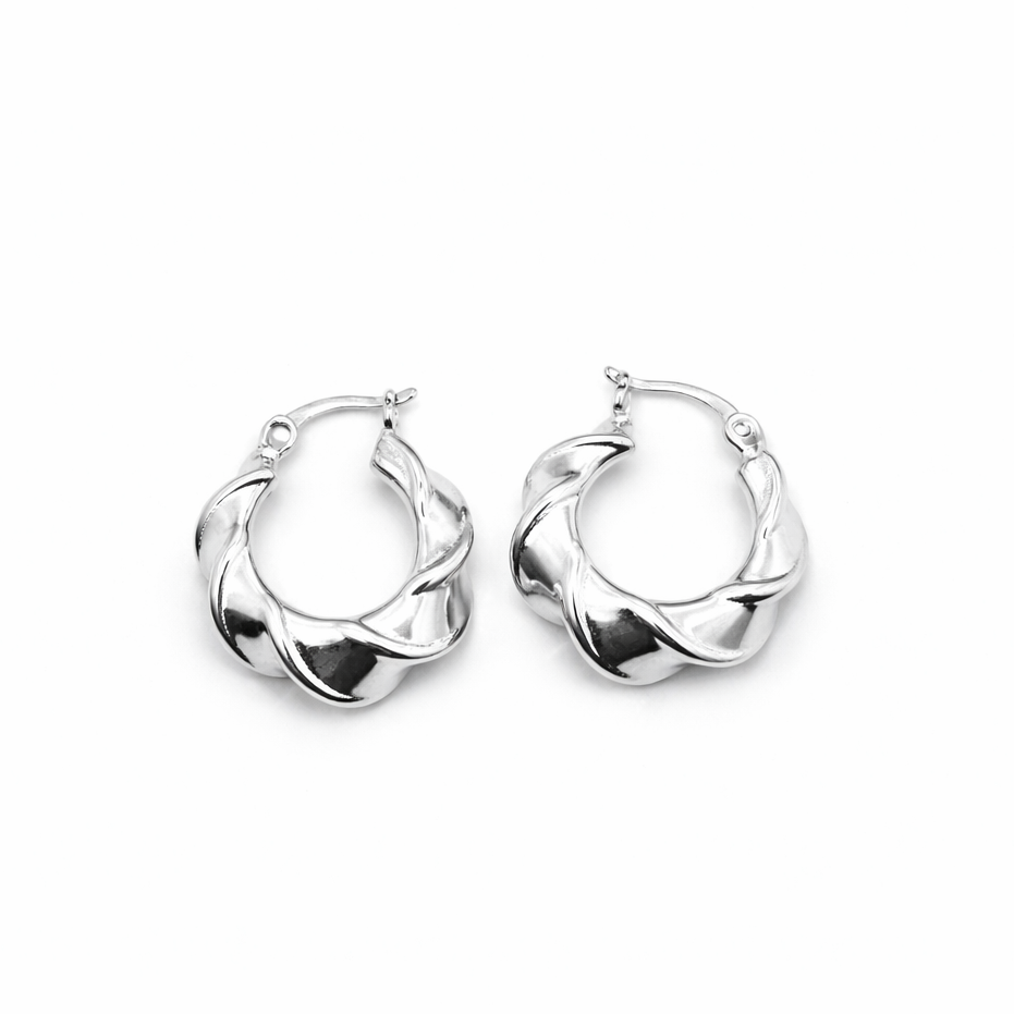 Aretes argollas chunky