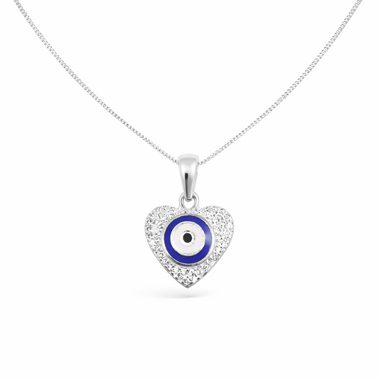Cadena ojo turco corazón