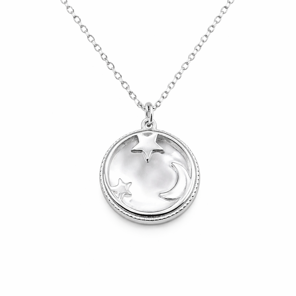 Cadena luna y estrellas