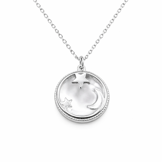Cadena luna y estrellas