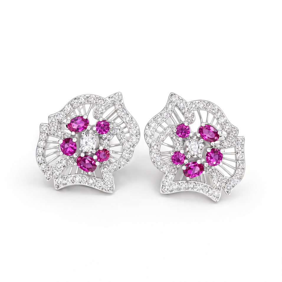 Aretes flor