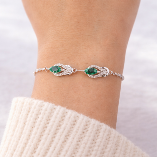 Pulsera piedras color aqua