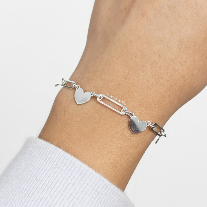 Pulsera corazones